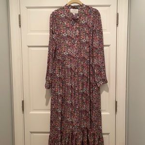 Anthropologie Maxi shirt dress